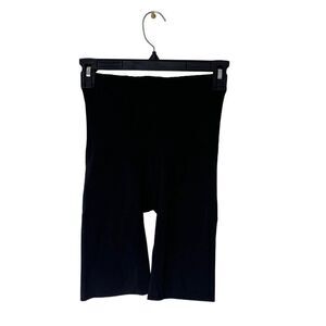 Spanx Womens Black Mid-Thigh Shaping Shorts L
